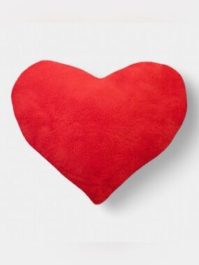Red Heart Shaped Plush Pillow